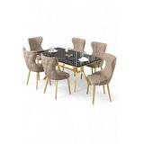 Hanah home Trpezarijski set, 7 dijelova, bež | Eponuda.ba