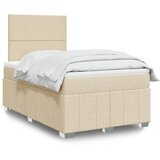  Krevet box spring s madracem krem 120 x 190 cm od tkanine | shoptok.hr