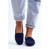 Boto marka niezdefiniowana Women's Suede Moccasins Navy Lenvie | Shoptok.si
