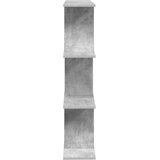  Polica na zidu Betonska siva 102 x 20 x 96 cm Konstruirano drvo | shoptok.hr