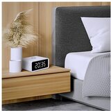 solight CA07W - Digitalni sat sa Qi bežičnim punjačem 230V/CR2032 beli | Eponuda.com