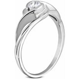 Kesi Engagement ring surgical steel rose Cene