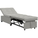  Kauč na razvlačenje 3-u-1 svjetlosiva tkanina | shoptok.hr