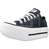 Converse Nizke superge CHUCK TAYLOR ALL STAR LIFT DOUBLE STACK PLATFORM PLAID Zelena Cene