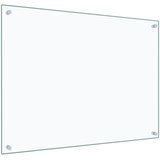  Kuhinjska zaštita od prskanja prozirna 80x60 cm kaljeno staklo | shoptok.hr