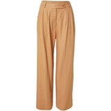 Guido Maria Kretschmer Collection Hlače z naborki 'Rosie' temno bež | Shoptok.si