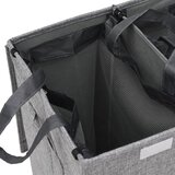  Sklopiva košara za rublje siva 64,5x34,5x59 cm umjetno platno | Eponuda.ba