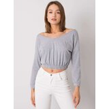 RUE PARIS Blouse-RV-BZ-6721.65-grey | Shoptok.si