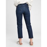 GAP Blue women's jeans high rise cheeky straight jeans with Washwell | ePonuda.com