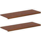  Prozorske klupice 2 kom. Tamno smeđa 120 x 40 x 2 cm | shoptok.hr
