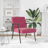  Fotelja Vinska crvena 59 x 75 x 78 cm Baršun | shoptok.hr