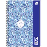 Blok KOLEGIJ B5 KARO 100L PERFORACIJA PLUS 2RUPE RUB U BOJI INTERDRUK | shoptok.hr