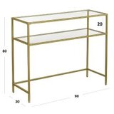 Hanah home Komoda By-4, 90x80x30 cm, Zlatne boje | Eponuda.ba