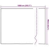  Statička folija za prozore Frosted siva 90 x 1000 cm PVC | shoptok.hr