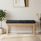  Paletni podni jastuk pamučni 120 x 40 x 7 cm crni | shoptok.hr