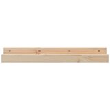  Zidne police 2 kom 80 x 12 x 9 cm od masivne borovine | shoptok.hr