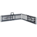  Sklopive vrtne klupe 2 kom 180 cm HDPE bijele | Eponuda.com