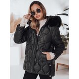 DStreet Kurtka damska zimowa LUMORE pikowana z kapturem khaki TY5011 Cene