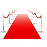 vidaXL Rdeča Preproga 1 x 5 m Izjemno Težka 400 g/m2 | Shoptok.si