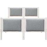  Okvir za krevet Svijetlo siva 120 x 200 cm tkanina | shoptok.hr