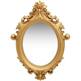 vidaXL Stensko ogledalo v grajskem stilu 56x76 cm zlato, (20798544) | Shoptok.si