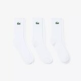 Lacoste Najlonke / Samostoječe nogavice Ra9246 Crew Socks Bela | Shoptok.si