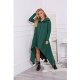 Kesi Insulated dress with longer sides dark green | Shoptok.si