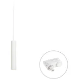 Design hanglamp wit incl. rail adapter 3-fase - 3-Phase Tuba small
