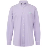 Polo Ralph Lauren Košulja 'CUBDPPCS' zelena / lavanda / bijela