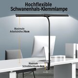 ICARE LED namizna svetilka z dvojno glavo - 62 cm | Shoptok.si