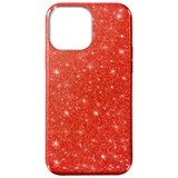 AVIZAR Silikonski gel ovitek z blešcicami za iPhone 13 Pro Max - rdec, (20718292) Cene