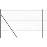 vidaXL Heksagonalna ograda Siva 1.2x10 m Čelik | shoptok.hr