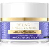 Eveline Cosmetics Retinol & Niacynamid noćna krema za dubinsku regeneraciju 70+ 50 ml