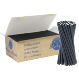 GSG24 BIO ekološke papirnate slamice PAPIRNATE SLAMICE 6/150mm - črne 650 kos., (21383900) Cene