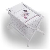Interbaby kolijevka set white Amorosos pink | shoptok.hr