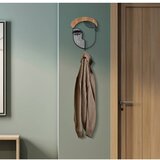Mauro Ferretti Črn/naraven kovinski stenski obešalnik Picassy – | Shoptok.si
