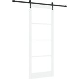  Drsna vrata Bela 93 x 232 cm Les in kovina, (5000122010) | Shoptok.si