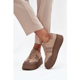 Zazoo Leather Suede Women's Sneakers On Platform | shoptok.hr
