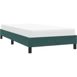  Okvir kreveta bez madraca tamnozeleni 100x220 cm baršun | shoptok.hr