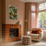 Styler Tiskana slika z okvirjem 50x70 cm Vivid Meadow – | Shoptok.si