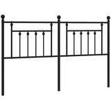  Metalno zamjensko uzglavlje crno 160 cm | shoptok.hr