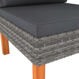 In Sredinski kavči 2 kosa poli ratan in trden evkaliptusov les | Shoptok.si