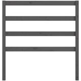  Uzglavlje za krevet sivo 95 x 4 x 100 cm od masivne borovine | shoptok.hr