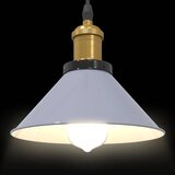 VISILICA podesiva po visini E27 sjajno siva Ø 22 cm metal | shoptok.hr
