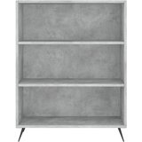  Regal za knjige boja betona 69,5x32,5x90 cm konstruirano drvo | shoptok.hr