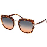 Tom Ford Virginia FT0945 53P ONE SIZE (55) Havana/Zelena Cene