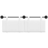  Držeće uzglavlje Zidne Bijeli 130 x 55 x 5 cm tkanina - Bijeli 120 cm bez LED svjetla | shoptok.hr