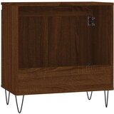vidaXL Kopalniška omarica rjavi hrast 58x33x60 cm inženirski les | Shoptok.si