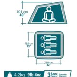 Olimp Sport Beli šator za kampovanje 3 osobe | ePonuda.com