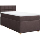  Krevet s oprugama i madracem tamnosmeđi 80x200 cm od tkanine | shoptok.hr